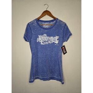 Kasey Kahne Shirt Chase Authentic Womens Large Blue Short Sleeve Nascar Tee